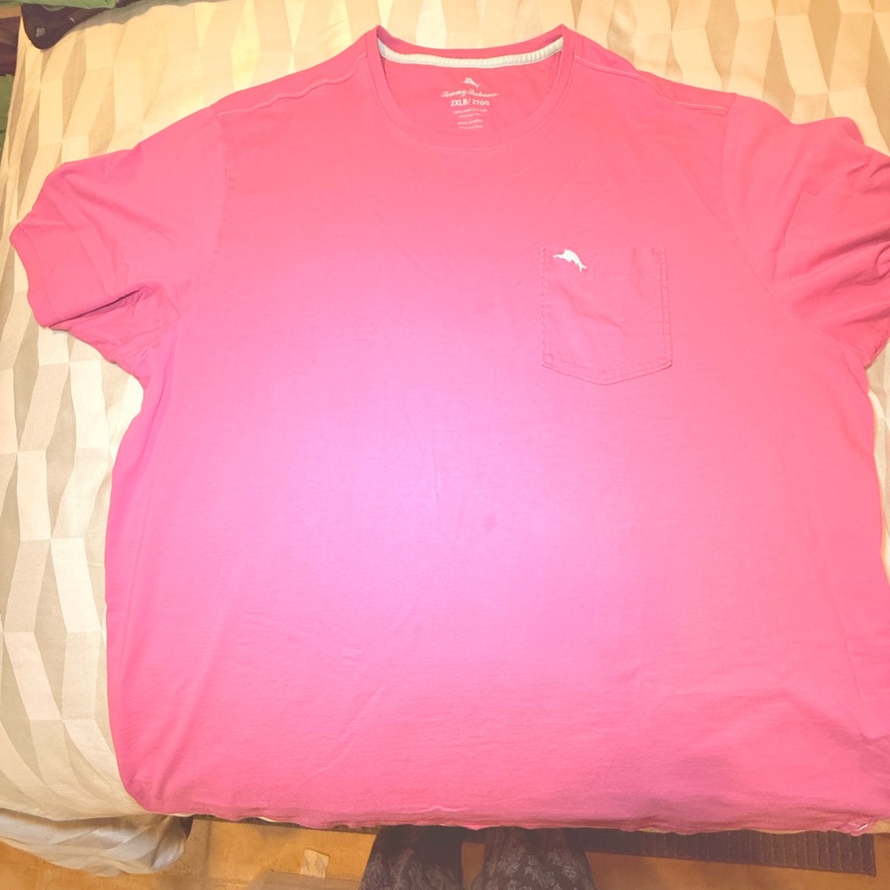 Tommy Bahama Vibrant Pink Short Sleeve Tee